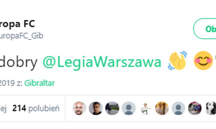 Tweet rywala Legii Warszawa! :D